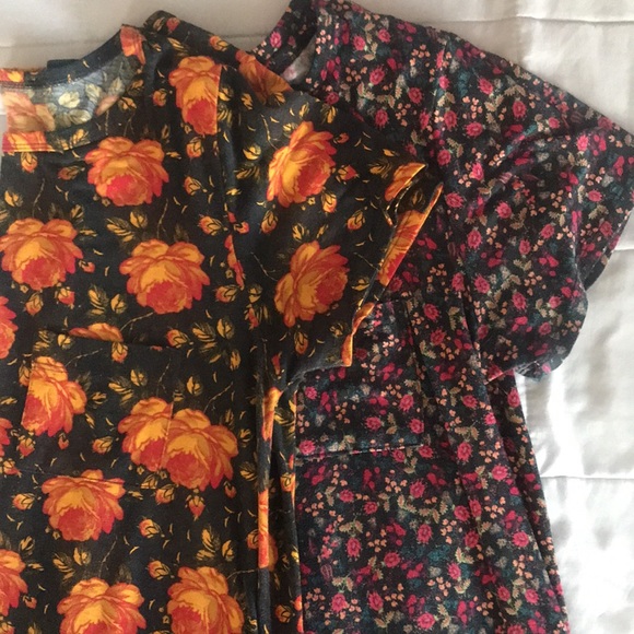 TWO LuLaRoe Carly dresses size S - Picture 1 of 6